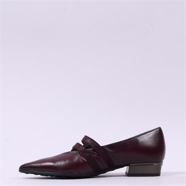 Hispanitas Ginebra 2 Strap Loafer - Bordeaux Leather
